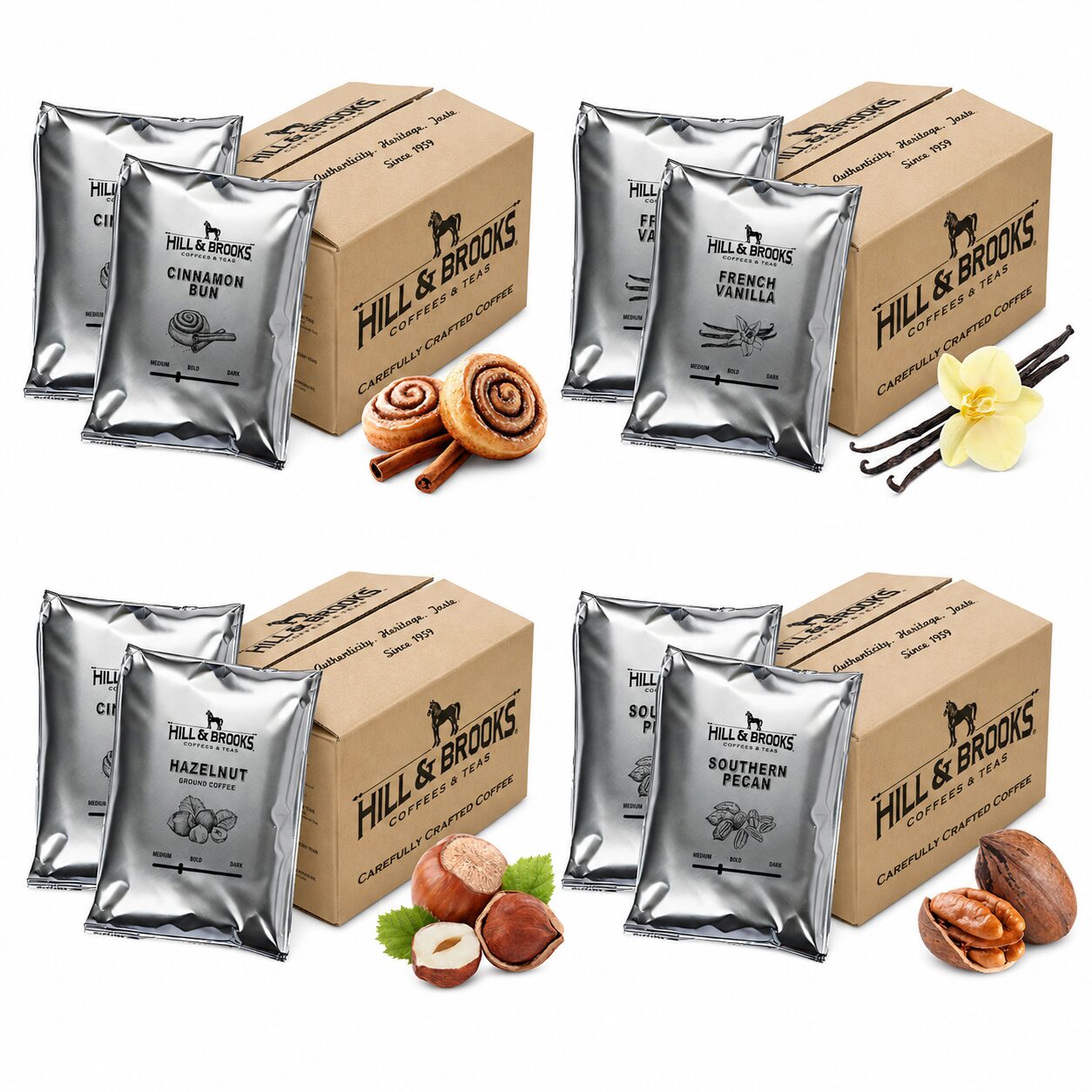 Flavored Coffee Filter Packs